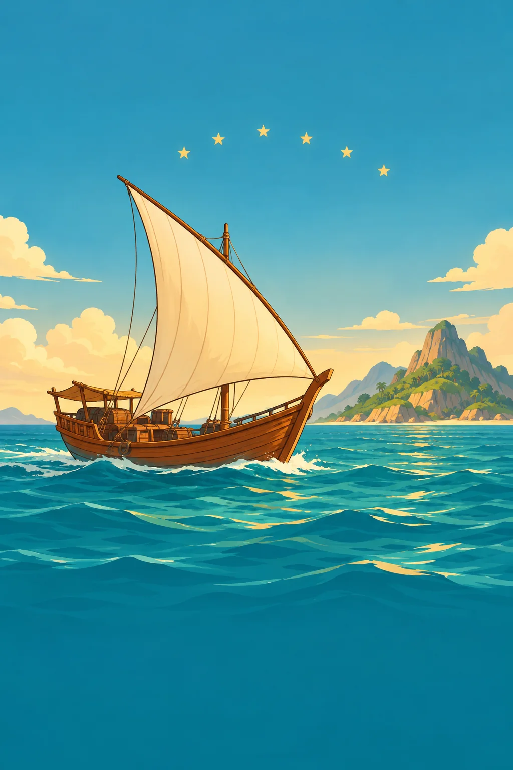 Bìa Bảy chuyến phiêu lưu của Sinbad
